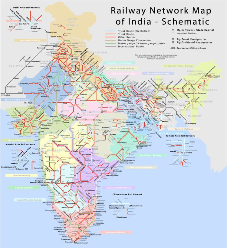 Longest train services of Indian Railways