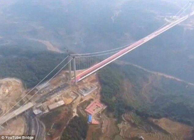 Longjiang Bridge YouTube video shows China39s 150m Lonjiang Bridge in spectacular