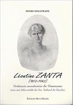 Léontine Zanta Lontine Zanta Vertueuse aventurire du fminisme French Edition