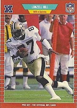 Lonzell Hill New Orleans Saints Flashback Wide Receiver Lonzell Hill