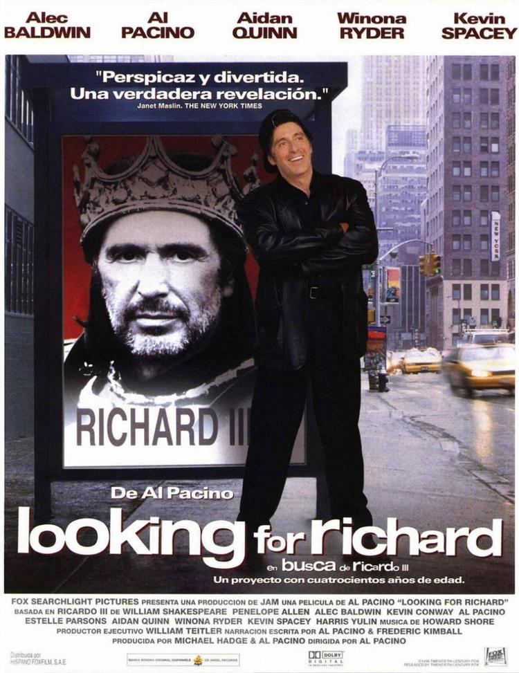 Looking for Richard Looking for Richard de Al Pacino 1996 Los 90 1996 Pinterest