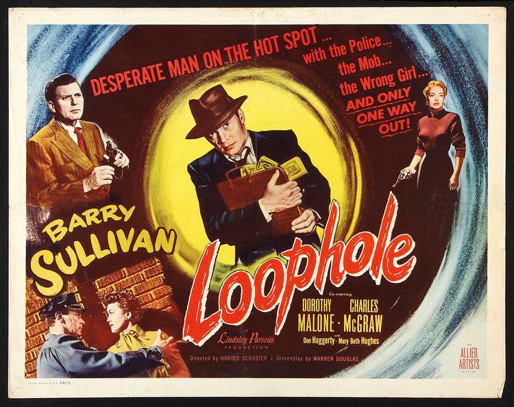 Loophole (1954 film) Where Danger Lives LOOPHOLE 1954