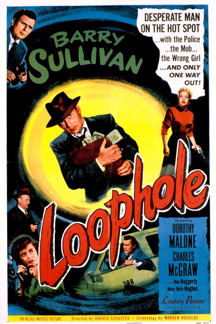Loophole (1954 film) wwwgstaticcomtvthumbmovieposters44299p44299