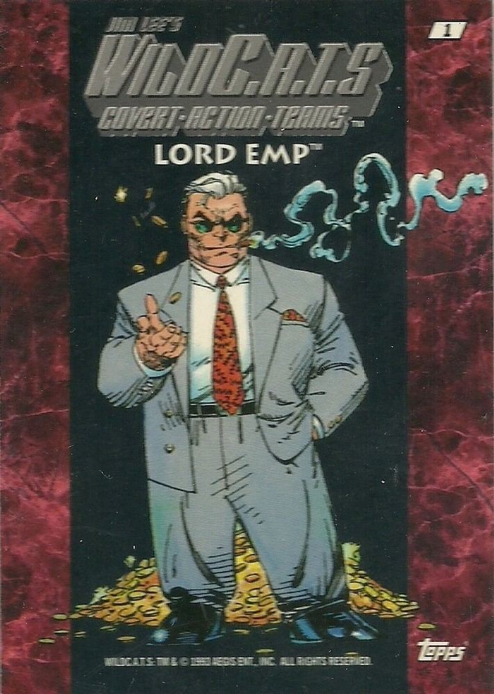 Lord Emp Jim Lee39s WildCATs Prism Card 1 Lord Emp Topps