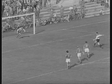 Lorenzo Buffon Football Match Italy 1957 SD Stock Video 589380061