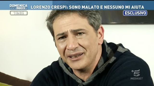 Lorenzo Crespi Video Domenica Live Lorenzo Crespi e la sua malattia