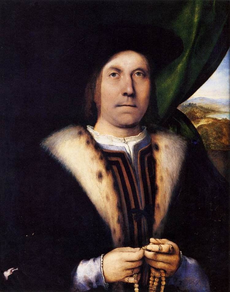 Lorenzo Lotto Portrait of a Gentleman with a Rosary Lorenzo Lotto