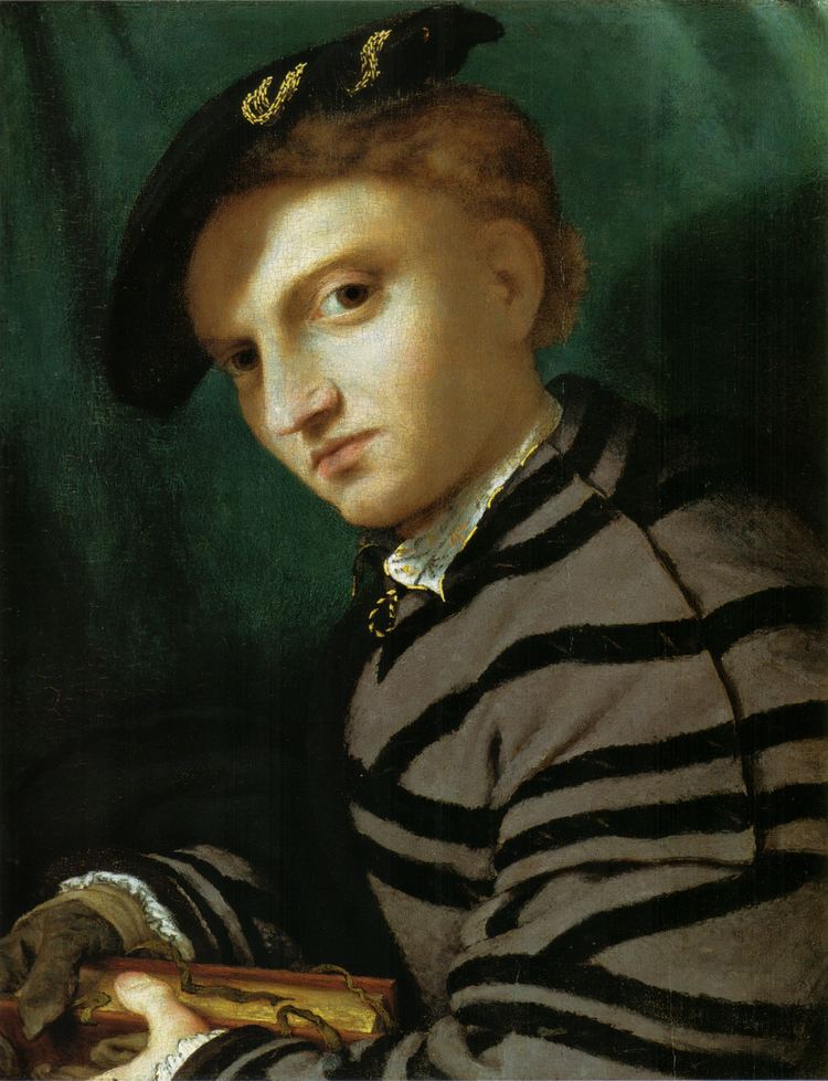 Lorenzo Lotto Portrait of a Young Man With a Book Lorenzo Lotto