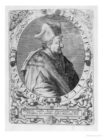 Lorenzo Valla Lorenzo Valla Italian Humanist Theodor de Bry Poster