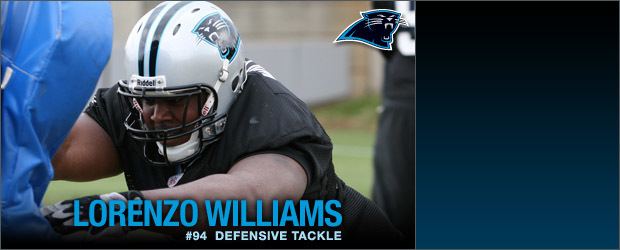 Lorenzo Williams (American football) Carolina Panthers Lorenzo Williams