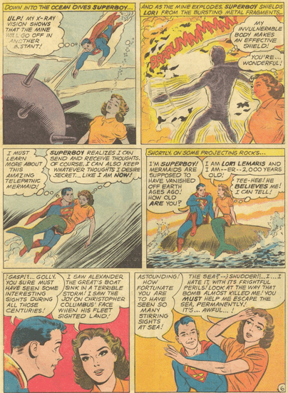 Lori Lemaris Adventure 281 Superboy meets Lori Lemaris Babblings about DC Comics