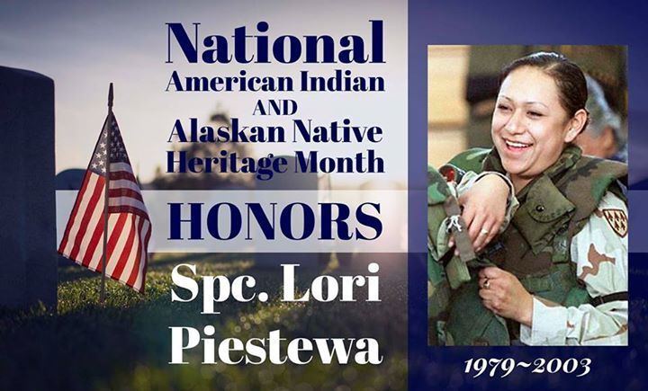 Lori Piestewa Specialist Lori Piestewa Hopi First American Indian Woman to Die