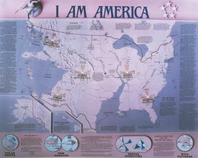 Lori Toye I AM America United States Earth Changes Map Lori Adaile Toye D