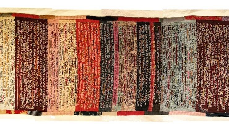 Lorina Bulwer Textile samplers by Lorina Bulwer born 1838 an inmate of the