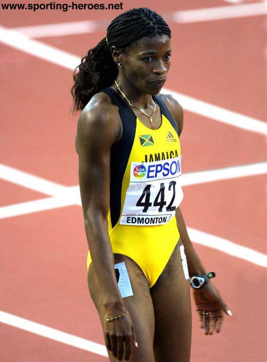 Lorraine Fenton Lorraine FENTON Silver Gold at 2001 World Championships Jamaica
