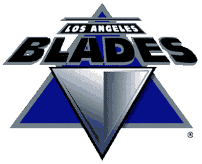 Los Angeles Blades (WHL) Los Angeles Blades Primary Logo Roller Hockey International RHI
