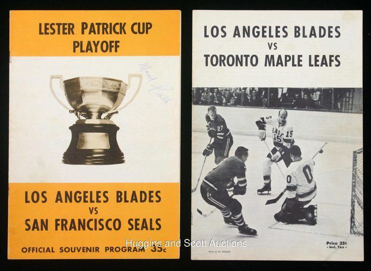 Los Angeles Blades (WHL) 2 1964 Los Angeles Blades WHL Programs With Willie O39Ree