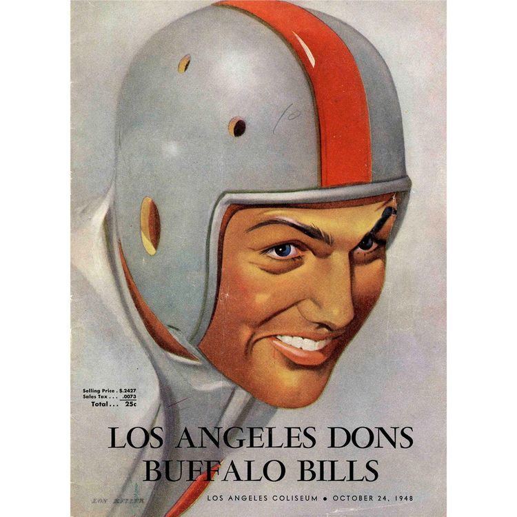 Los Angeles Dons 1948 AAFC Los Angeles Dons vs Buffalo Bills Football Program