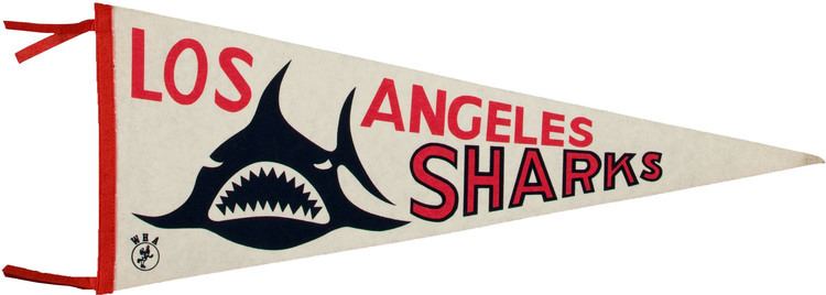 Los Angeles Sharks Pennant Fever 1 Los Angeles Sharks grayflannelsuitnet