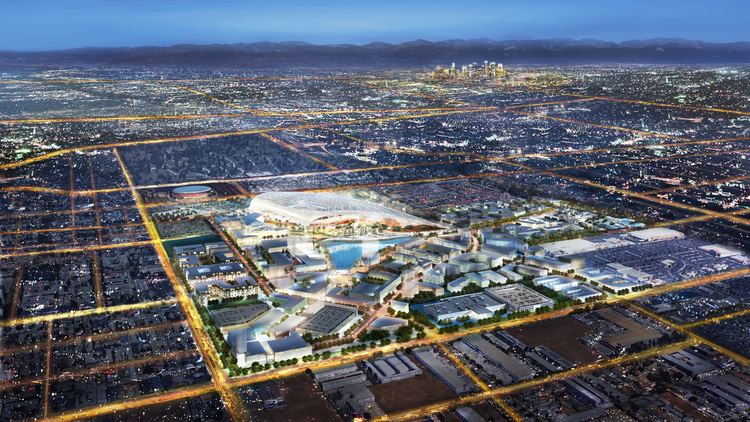 Los Angeles Stadium at Hollywood Park Here39s the Huge New Neighborhood Rising Around the Rams Stadium in