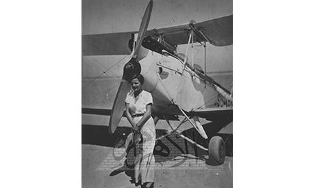 Lotfia ElNadi Meet the first Egyptian woman to fly Photo Heritage