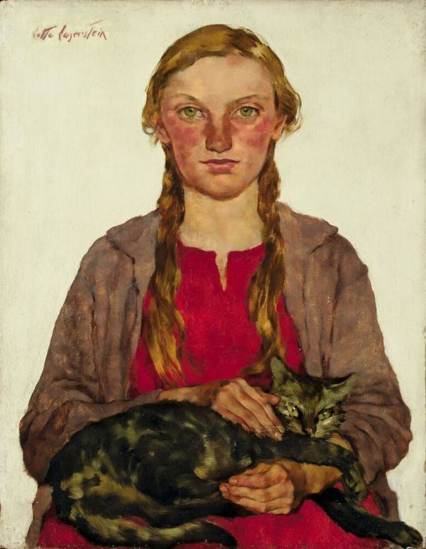 Lotte Laserstein huariquejeGirl with a Cat Lotte Laserstein 193233Prussian Dutch