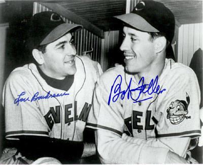 Lou Boudreau Lou Boudreau and Bob Feller 1948 Two fantastic Cleveland Indians