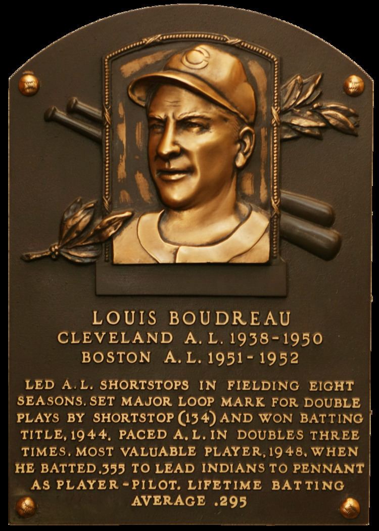 Lou Boudreau Boudreau Lou Baseball Hall of Fame