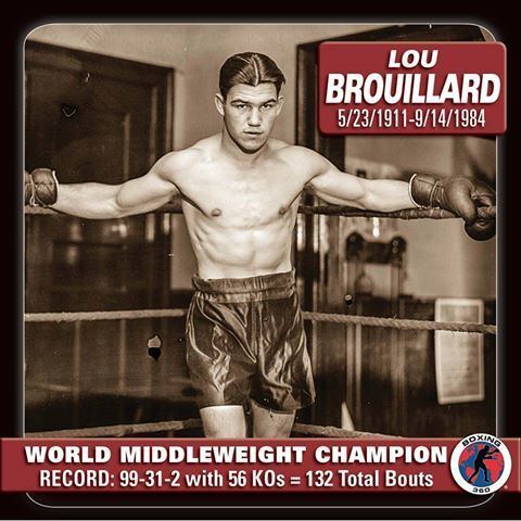 Lou Brouillard Lou Brouillard Wins World Welterweight Title
