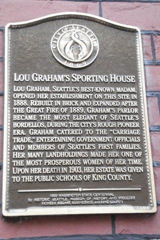 Lou Graham (Seattle madame) travelthroughhistory EXPLORING SEATTLES UNDERGROUND