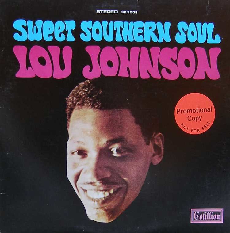 Lou Johnson Lou Johnson Sweet Southern Soul