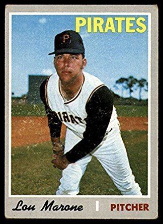 Lou Marone Amazoncom Baseball MLB 1970 Topps 703 Lou Marone EX Excellent RC