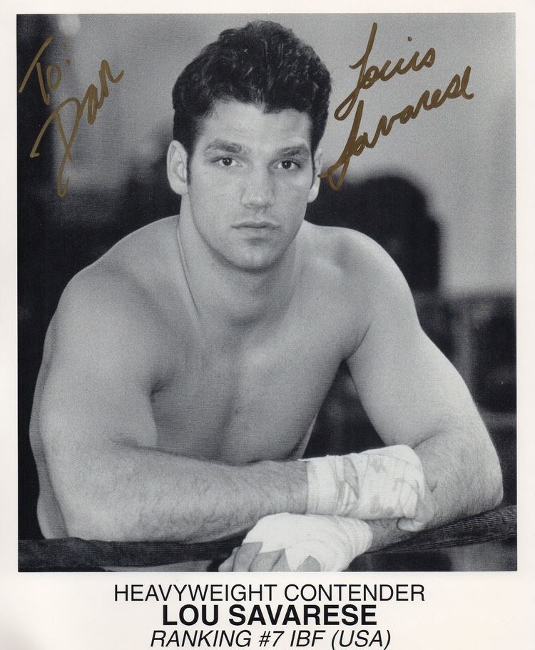 Lou Savarese THE BOXING GURUS HALLOFFAME LOU SAVARESE