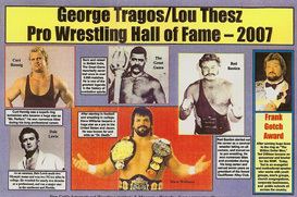 Lou Thesz 2007 George TragosLou Thesz Pro Wrestling Hall of Fame Mini