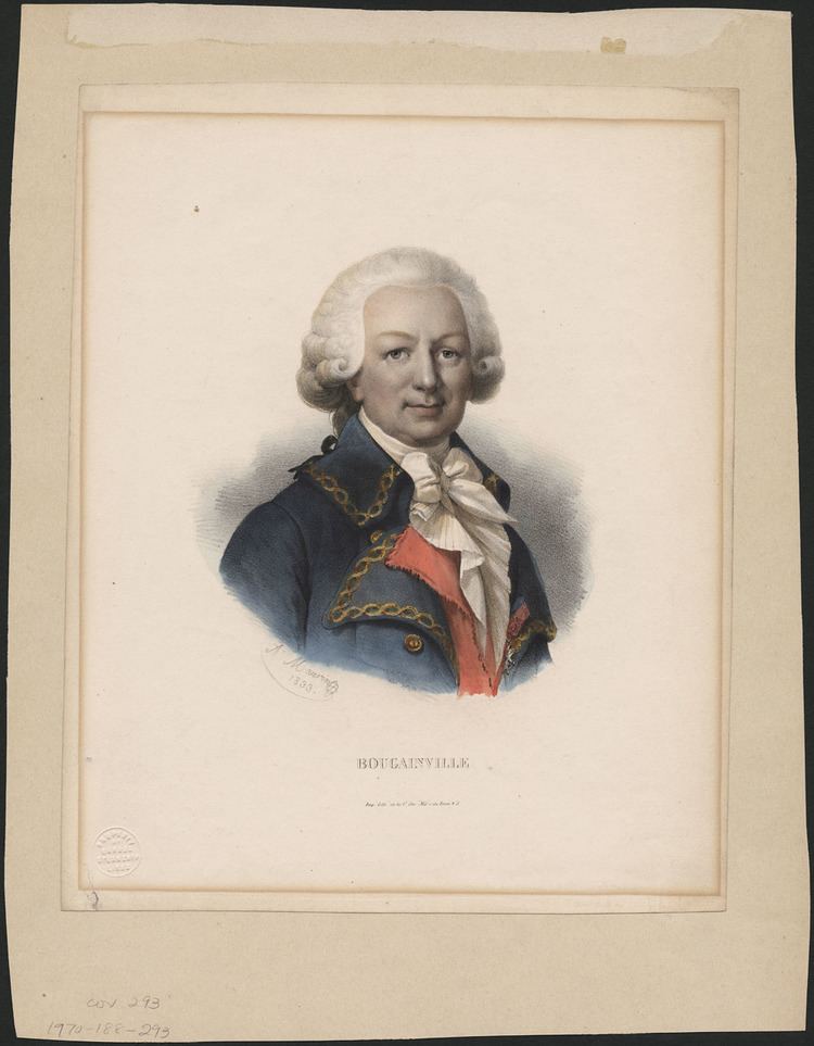 Louis Antoine de Bougainville Biography BOUGAINVILLE LOUISANTOINE DE Comte de