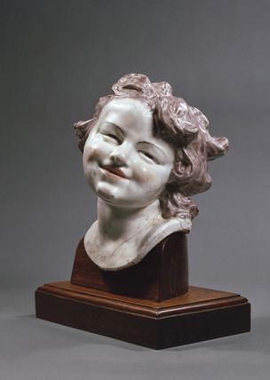 Louis-François Roubiliac Head of laughing child by Louis Franois Roubiliac 17025 1762