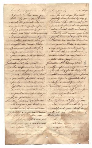 Louis Huth Extracts of letters written to Louis Huth in Castroville by Henri