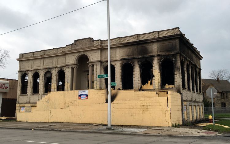 Louis Kamper Suspicious fire tore through former Detroit library designed by