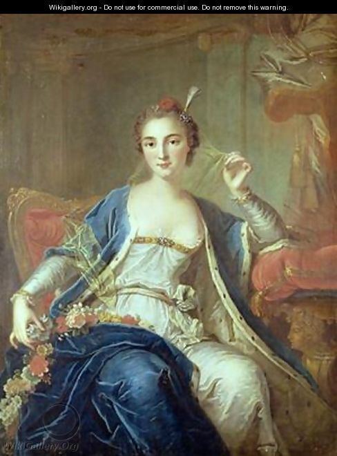 Louis-Michel van Loo Portrait of Mademoiselle Marie Salle 170256 1737 Louis