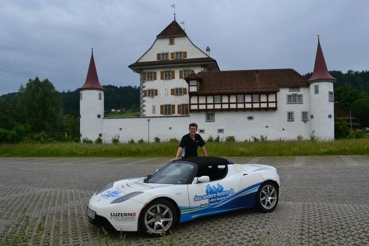Louis Palmer Mit Elektrokraft an der Tour de Suisse Luzern