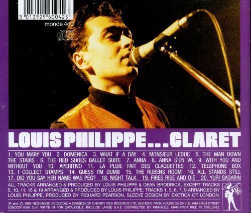 Louis Philippe (musician) Claret The Best of Louis Philippe Louis Philippe Songs Reviews