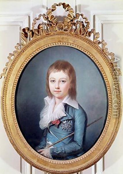 Louis XVII of France Medallion Portrait of Louis Charles 178595 King Louis