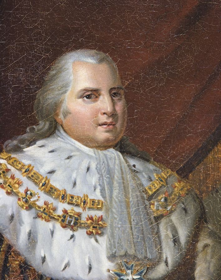 Louis XVIII of France Daniel Bibb Traveling Exhibits Coronation Portrait of