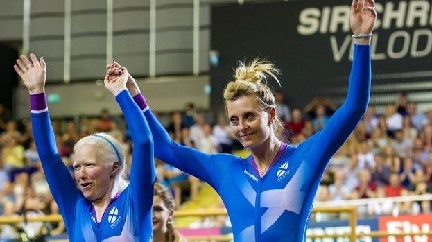 Louise Haston McGlynn and Haston win silver for Scotland in 1000m time