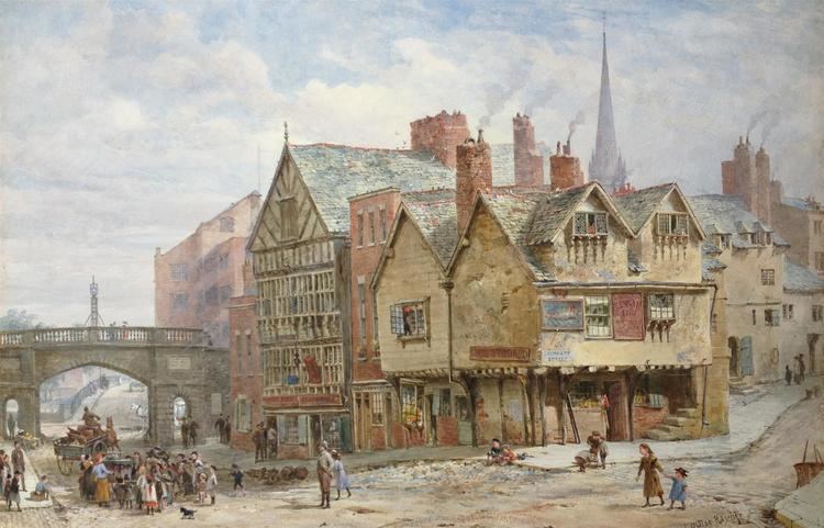 Louise Rayner View Louise Rayner Shipgate Street Chester at Rowles