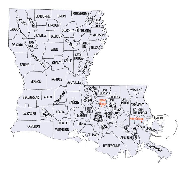 Louisiana statistical areas