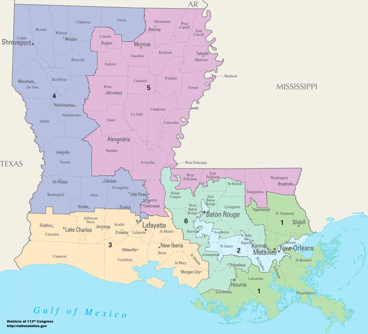 Louisiana's congressional districts
