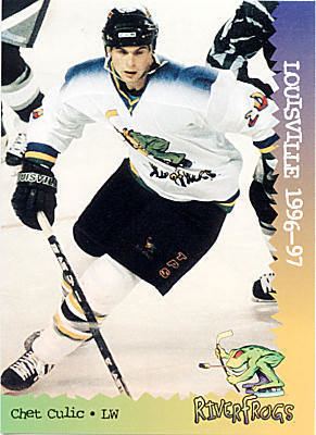 Louisville RiverFrogs Louisville Riverfrogs 199697 Hockey Card Checklist at hockeydbcom