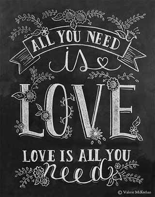 Love Is All You Need All You Need Is Love Love Love Is All You Need HopeFaithPrayer