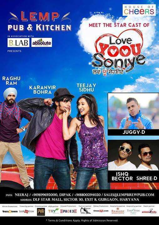 Love Yoou Soniye LOVE YOOU SONIYE Star Cast Karanvir Bohra Teejay Sidhu JuggyD